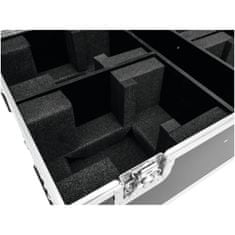 Roadinger Flightcase 4x THA-40 PC with wheels