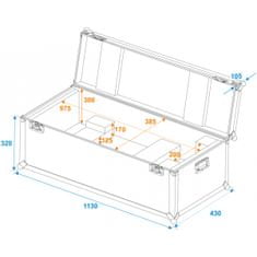 Roadinger Transportní Case pro 1x LED SL-600 hledáček