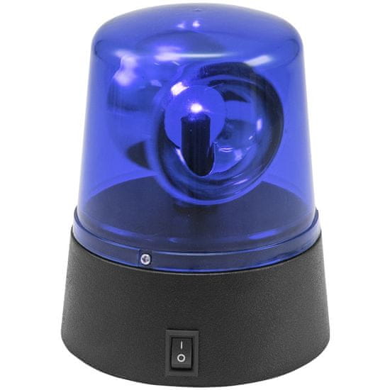 Eurolite LED mini policejní maják, modrý