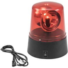 Eurolite LED mini policejní maják, červený