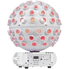 Eurolite LED B-40, 5x4W QCL efekt s laserem, DMX, bílý