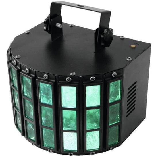 Eurolite LED Derby 6x 3W RGBAW, paprskový efekt