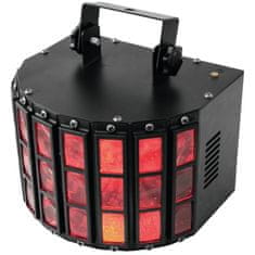 Eurolite LED Derby 6x 3W RGBAW, paprskový efekt