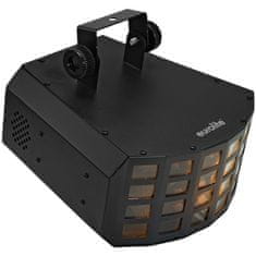 Eurolite LED Derby 5x10W RGBWA, DMX, IR, paprskový efekt