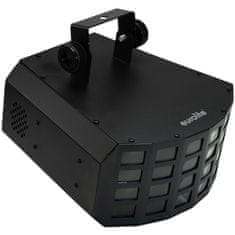 Eurolite LED Derby 5x10W RGBWA, DMX, IR, paprskový efekt