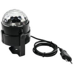 Eurolite LED mini Half Ball 3x 1W RGB, paprskový efekt