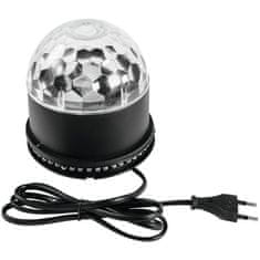 Eurolite LED Half Ball 3x 1W RGB, paprskový efekt