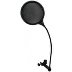 Omnitronic DSH-135 Mikrofon-Popfilter, černý