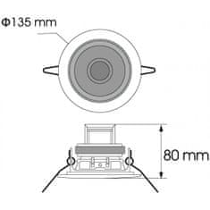 Omnitronic CS-4, bílý