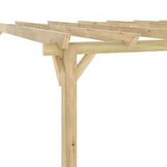 Greatstore Zahradní pergola 294 x 294 x 220 cm impregnované borové dřevo