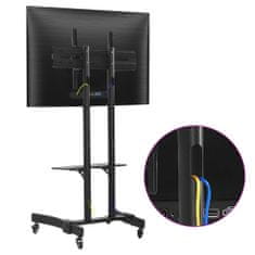Greatstore Pojízdný stojan na TV pro plazmové/LCD/LED obrazovky 32–65"