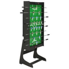 Greatstore Skládací stolní fotbal 121 x 61 x 80 cm černý