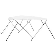 Vidaxl VidaXL Bimini Boat Canopy 4 tyče Bílá 243x210x137 cm