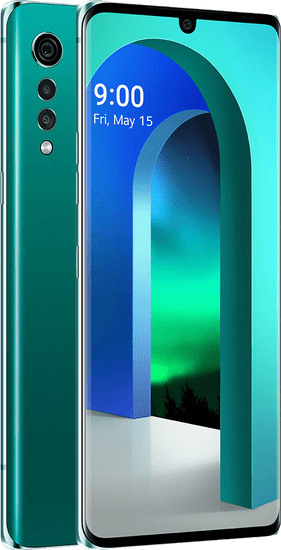 LG Velvet, 6GB/128GB, Aurora Green - rozbaleno
