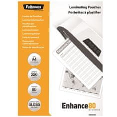 Fellowes Laminovací fólie, lesklá, 80 micron, A4, 250ks