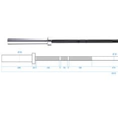 HMS Premium osa pro funkční trénink GCF 450 210 cm x 50 mm