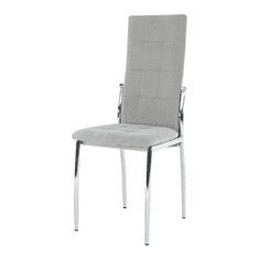 BPS-koupelny Židle, šedá látka / kov, ADORA NEW