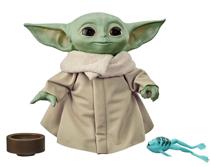 Star Wars Baby Yoda plyšová mluvící figurka