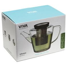 Viva Scandinavia Konvice s čajovým sítkem Infusion 27801, 1l, čirá/černá