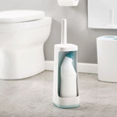 Joseph Joseph WC štětka s úložným prostorem Flex Plus 70507, plast, bílá/modrá