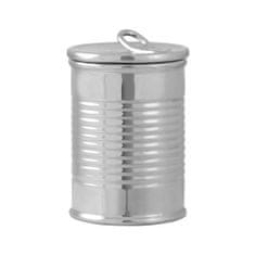 Invotis Dóza Tin Can, keramika, v.15 cm, chrom