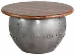 Danish Style Odkládací stolek Chun, 75 cm, hnědá