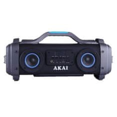 Akai Reproduktor , ABTS-SH01 - Bluetooth, USB, AUX IN, equalizér, karaoke funkce se vstupem na mikrofon, tweeter, subwoofer, vestavěná baterie 4400mAh lithium