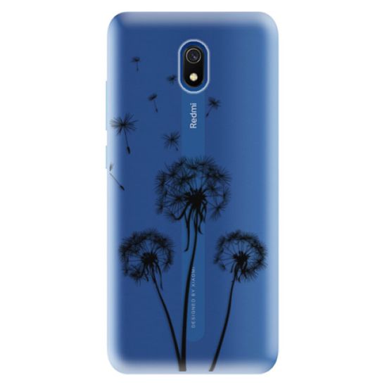 iSaprio Silikonové pouzdro - Three Dandelions - black pro Xiaomi Redmi 8A