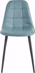 Danish Style Jídelní židle Titte (SET 4 ks), modrá