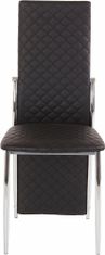 Danish Style Jídelní židle Willi (SET 2 ks), černá