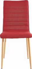 Danish Style Jídelní židle Port (SET 2 ks), červená