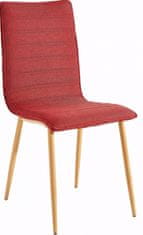 Danish Style Jídelní židle Port (SET 2 ks), červená