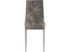 Danish Style Jídelní židle Kiok (SET 4 ks), světle šedá