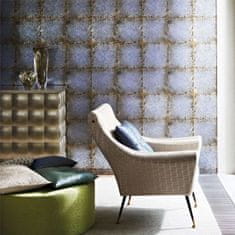 ZOFFANY Tapeta LUSTRE TILE GOLD 312831, kolekce MUSE