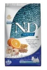 N&D OCEAN DOG LG Adult Mini Codfish & Orange 2,5 kg