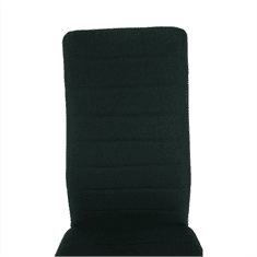 KONDELA Židle, smaragdová látka / černý kov, COLETA NOVA