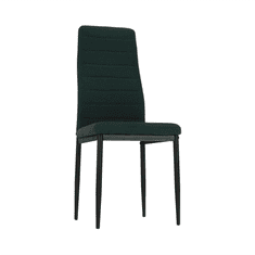 KONDELA Židle, smaragdová látka / černý kov, COLETA NOVA