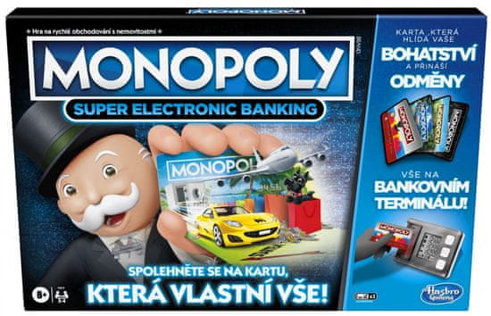 Hasbro Monopoly Super elektronické bankovnictví