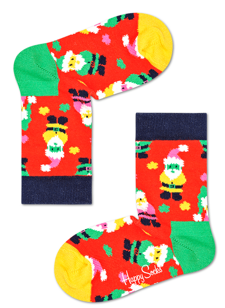 Happy Socks dětské ponožky Kids Santa Sock 13 vícebarevná
