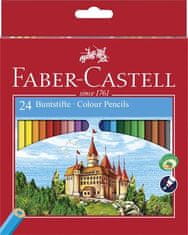 Faber-Castell Barevné pastelky "Classic", 24 barev, šestihranné