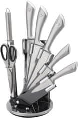 Royalty Line 8dílná sada ocelových nožů, sekáčku, nůžek a ocílky RL-KSS600
