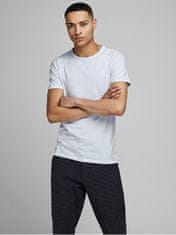 Jack&Jones Pánské triko JJEBASIC Stretch Fit 12058529 OPTICAL WHITE (Velikost XL)