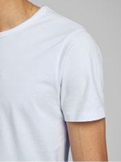 Jack&Jones Pánské triko JJEBASIC Stretch Fit 12058529 OPTICAL WHITE (Velikost XL)