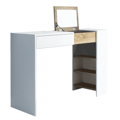BPS-koupelny Toaletní stolek / psací stůl, bílá / dub sonoma, ELIS
