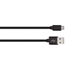 Solight  USB kabel, USB 2.0 A konektor - USB B micro konektor, blistr, 2m