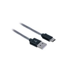 Solight  USB-C kabel, USB 2.0 A konektor - USB-C 3.1 konektor, blistr, 2m