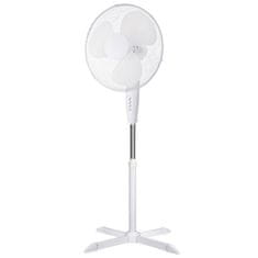 FK technics  Stojanový ventilátor 40cm, 3 rychlosti, bílý, 40W