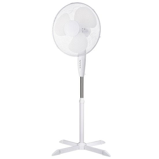 FK technics  Stojanový ventilátor 40cm, 3 rychlosti, bílý, 40W