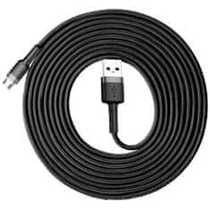 BASEUS Cafule kabel USB / Micro USB 2A 3m, černý/šedý