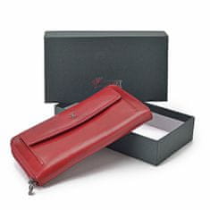 COSSET červená dámská peněženka 4491 Komodo CV